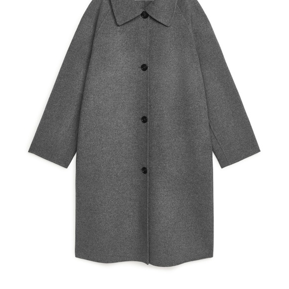 Arket wool gray coat size EUR 42 - Picture 5 of 5